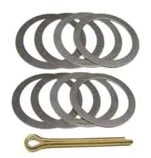Front Wheel Axle Shims Kit for